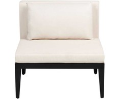 Lauko baldų komplektas Beliani Sodo kampinė sofa su staliuku 4 asmenims BRACCIANO Kairinė šviesiai smėlio spalvos, sertifikuota akacijos mediena
