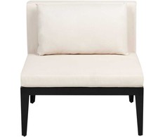 Lauko baldų komplektas Beliani Sodo kampinė sofa su staliuku 4 asmenims BRACCIANO dešininė, šviesiai smėlio spalvos, sertifikuota akacijos mediena