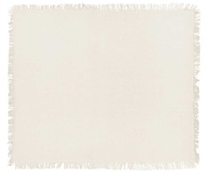 Beliani Narzuta na łóżko bawełniana 220 x 240 cm balta YERBENT