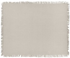 Beliani Narzuta na łóżko YERBENT Medvilnė 150 x 200 cm Jasnoszary