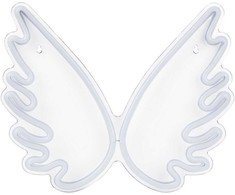 Beliani neoninis LED angelo sparnas GABRIEL Baltas