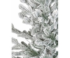 Beliani Dirbtinė snieguota Kalėdų eglutė su LED lemputėmis BRISCO 180 cm, balta