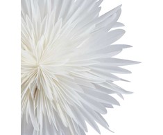 Beliani Dekoracja świąteczna Lampa stołowa SATOPANTH Gwiazda 70 cm Baltas