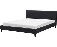 Beliani Lova FITOU 180 x 200 cm juoda