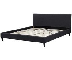 Beliani LED lova FITOU 180 x 200 cm juoda