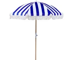 Beliani sodo skėtis 150 cm mėlynos ir baltos spalvos MONDELLO Lumarko!
