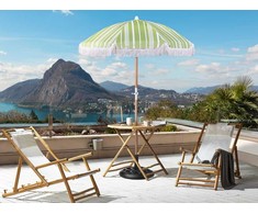 Beliani Parasol sodo 150 cm MONDELLO Žalias