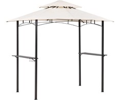 Beliani Pawilon sodo NARO Metal 240 cm 148 cm Kremas
