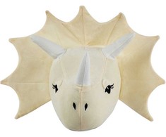 Beliani vaikiška sienų dekoracija, dinozauras, REXX, medvilnė, 29 cm, šviesiai smėlio spalvos