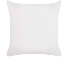 Beliani Dekoratyvinė pagalvė MAKNEH Medvilnė 45 x 45 cm Baltas Solid