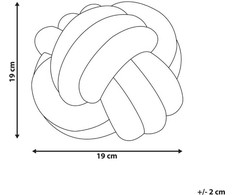 Beliani dekoratyvinė pagalvė MALNI Boucle 19 x 19 cm Kamuoliukas Solid