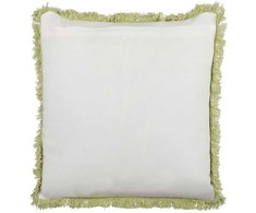 Beliani Lumarko Medvilninė dekoratyvinė pagalvė su gėlėmis 45 x 45 cm žalia su baltu FILIX!