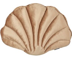 Beliani dekoratyvinė pagalvė CONSOLIDA Velvet 47 x 35 cm Smėlio spalvos Solid