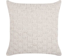 Beliani Dekoratyvinė pagalvė BASALIM 45 x 45 cm Kremas Solid