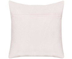 Beliani Dekoratyvinė pagalvė EXACUM Velvet 45 x 45 cm Baltas Kalėdinis raštas