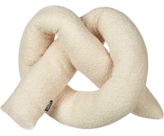 Beliani dekoratyvinė pagalvė GLADIOLUS Boucle 172 x 14 cm Kremas solid
