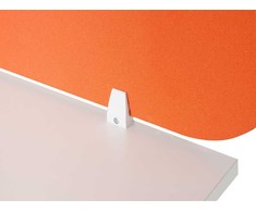 Beliani Rašomojo stalo pertvara SPARKY 160 x 40 cm, oranžinė