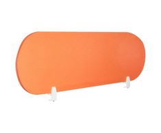 Beliani Rašomojo stalo pertvara SPARKY 160 x 40 cm, oranžinė