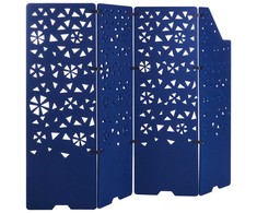 Beliani Biuro pertvara STARRY 240 × 180 cm, tamsiai mėlyna