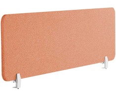 Beliani Rašomasis stalas pertvara WALLY 130 x 40 cm Šviesiai raudona
