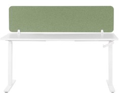 Beliani Stalo pertvara WALLY 160 x 40 cm Žalia
