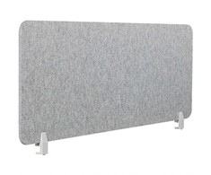Beliani Stalo pertvara SPLIT 160 x 50 cm pilka