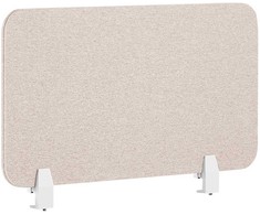 Beliani Rašomojo stalo pertvara WALLY 72 x 40 cm, smėlio spalvos