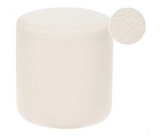 Beliani Pufas MOAB Boucle baltas