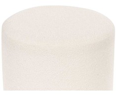 Beliani Pufas MOAB Boucle baltas
