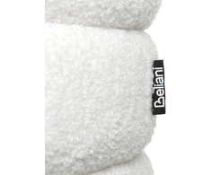 Beliani Pufas CHILLY Boucle, kreminės baltos spalvos