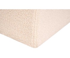 Beliani Pufas SINCLAIR, boucle, smėlio spalvos