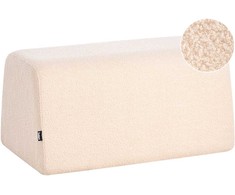 Beliani Pufas SINCLAIR, boucle, smėlio spalvos