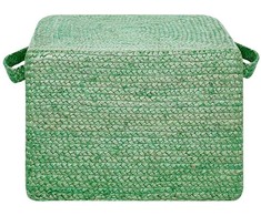 Beliani Pufas DHADAR džiuto žalias