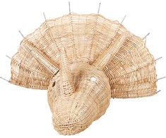 Beliani Rattan dinozaurų sienų dekoravimo šviestuvas BIOKO