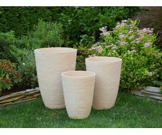 Beliani Rinkinys 2 puodai apvalūs 51 x 51 x 71 cm vario sp. ĖJO