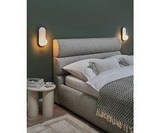 Sieninis šviestuvas Beliani Rinkinys 2 lamp ściennych LEISI Baltas