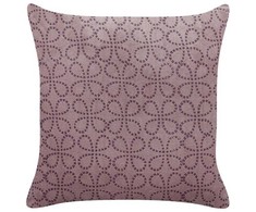 Beliani Rinkinys 2 dekoratyvinės pagalvės LARKSPUR Velvet 45 x 45 cm Rožinė Geometrinis raštas