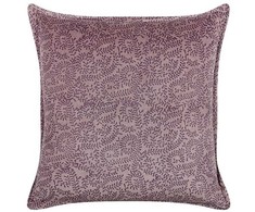 Beliani Rinkinys 2 dekoratyvinės pagalvės KALMIA Velvet 45 x 45 cm Rožinė gėlių raštas