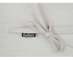 Beliani Rinkinys 2 SASSAFRAS lininės pagalvėlės, 30 x 45 cm, beveik baltos, vientisos