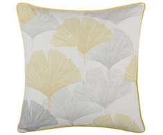 Shumee rinkinys iš 2 dekoratyvinių pagalvių sąraše 45 x 45 cm gelsvai pilkos Candituft