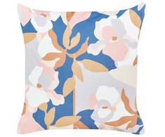 Beliani 2 gėlių sodo pagalvės 45 x 45 cm įvairiaspalvės VEREZZI