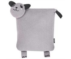 Beliani Rinkinys 2 poduszek dekoracyjnych SHADOOR Medvilnė 35 x 35 cm Pilka Panda
