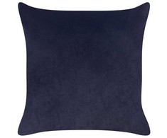 Beliani Rinkinys 2 dekoratyvinės pagalvės GOLDENROD Velvet 45 x 45 cm Juodas Augalinis raštas