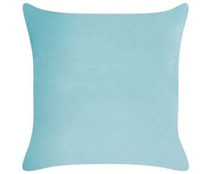 Beliani Rinkinys 2 dekoratyvinės pagalvės ALLIUM Velvet 45 x 45 cm Mėlyna Striped