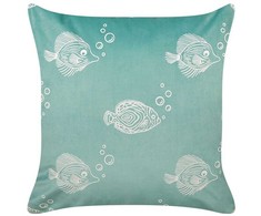 Beliani Rinkinys 2 dekoratyvinės pagalvės SOLIDAGO Velvet 45 x 45 cm Žalias