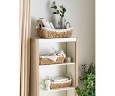Beliani Rinkinys 3 Baskets CAMPHA Braided Natural