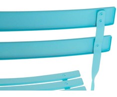 Lauko baldų komplektas Beliani Balkono baldų komplektas sulankstomas FIORI iš metalo turkio spalvos