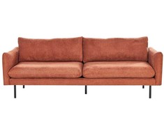 Sofa Beliani 5 vietų svetainės baldų komplektas VINTERBRO, šenilinis, auksinio ruda spalva su otomane