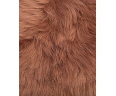 Beliani Avies kailis ULURU šviesiai rudas 65 x 110 cm