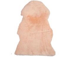 Beliani Šviesiai raudonas avikailis ULURU